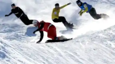 Snowboard Cross Yarışması