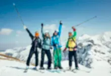 Instagram için kayak postları