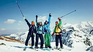 Instagram için kayak postları