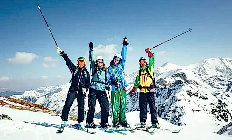 Instagram için kayak postları