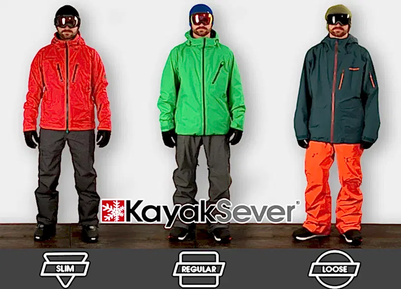 Slim Fit-Regular-Rahat-Relax-Loose Snowboard Montu